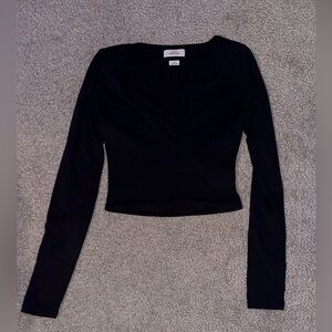 Black Babaton Contour Long Sleeve Top